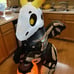 5 FT Tall Halloween Inflatable Cute Skeleton Dragon Inflatable Yard Decor