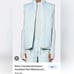 NWT Rains Padded Nylon Vest Sky Blue Small