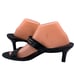 Salvatore Ferragamo Sandals Strappy Gancini Chain Black Leather Sz 11 B