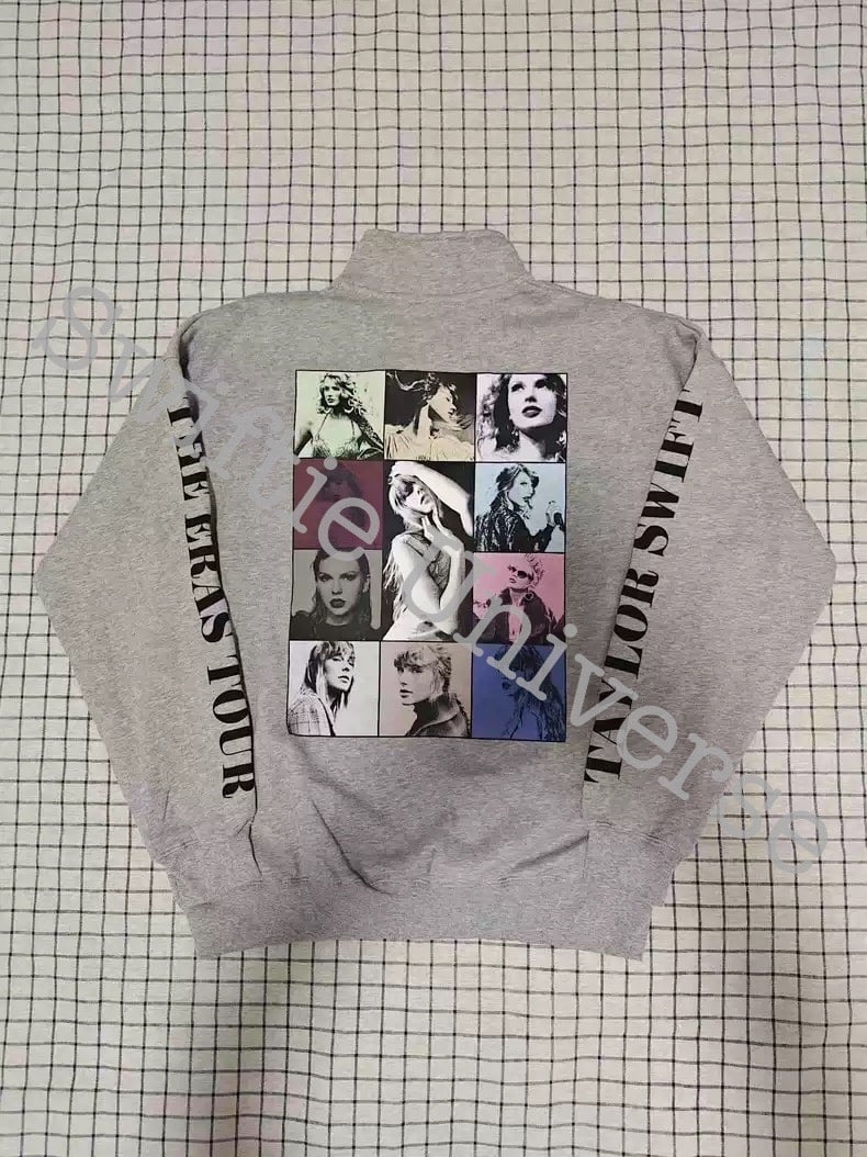 Exclusive Official Taylor Swift The Era Tour II 2024 TTPD Grey Quarter Zip SZ M