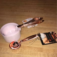 Pink Masterclass measuring spoon set