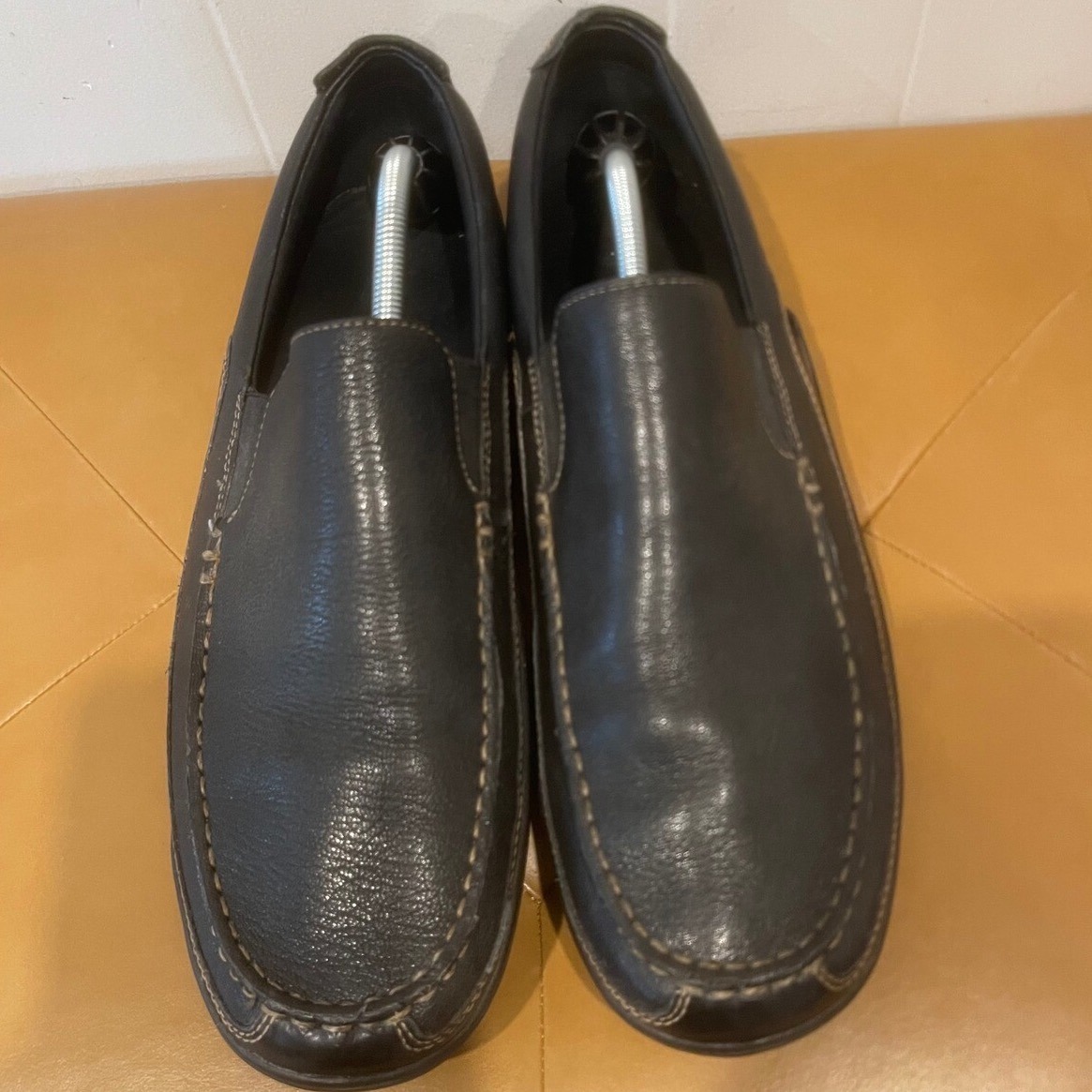 Cole Haan Men Leather Slip On Loafers Casual Comfort Driving Shoes Black Sz 13