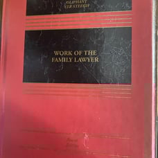 Work Of The Family Lawyer Law Textbook