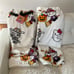 NEW SET OF 2 halloween HELLO KITTY MUMMY GHOST WITCH throw blankets 60”x70”