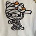 NEW SET OF 2 halloween HELLO KITTY MUMMY GHOST WITCH throw blankets 60”x70”