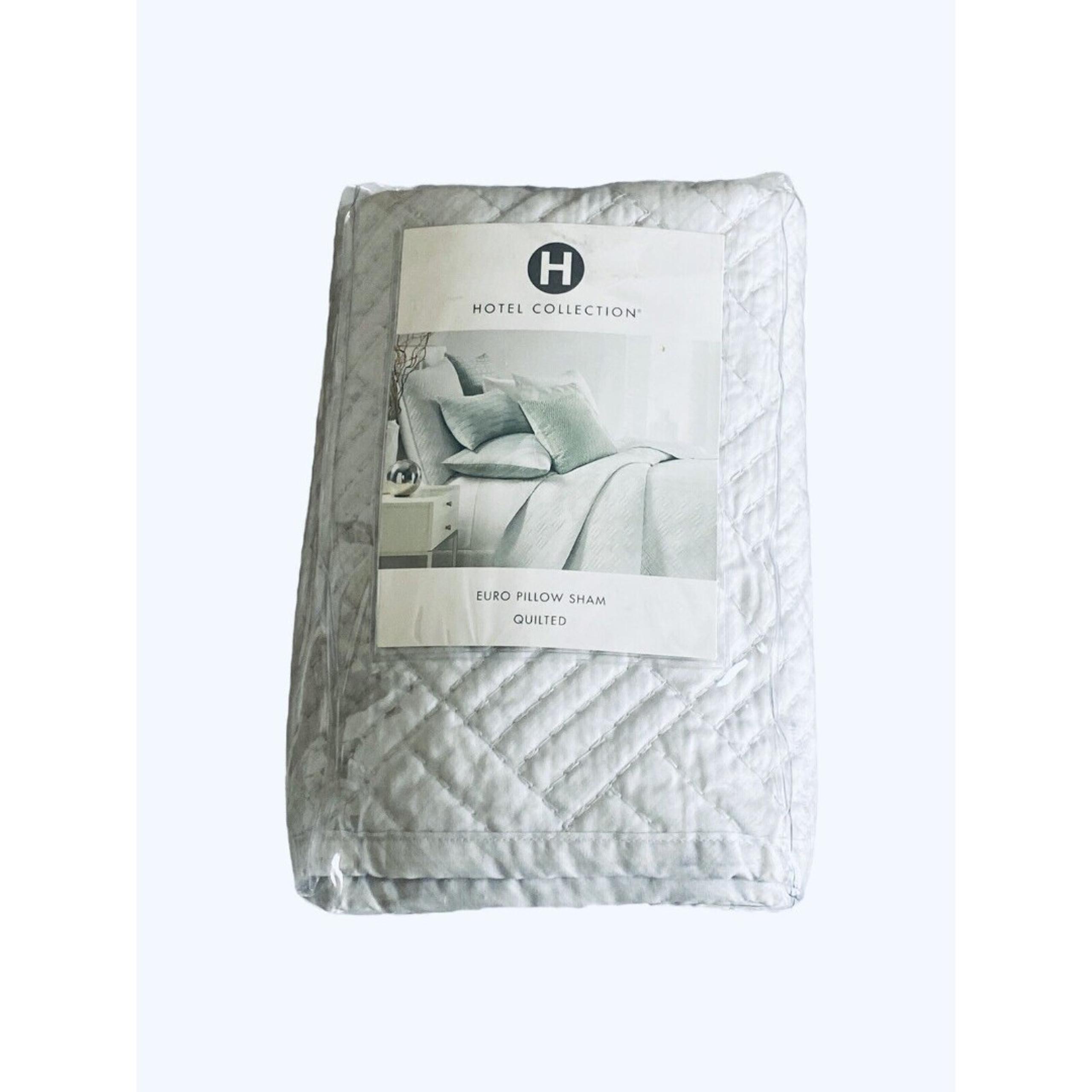Hotel Collection Quilted Euro Pillow Sham 26" x 26" Layered Frame