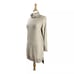 Soft Surroundings Metro Turtleneck S Tunic Sweater Wool Cashmere Blend Beige