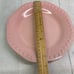 Elegant Dining CHARISMA COLLECTION Pink Beaded Stoneware Salad Plates Set of 4