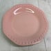 Elegant Dining CHARISMA COLLECTION Pink Beaded Stoneware Salad Plates Set of 4