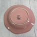 Elegant Dining CHARISMA COLLECTION Pink Beaded Stoneware Salad Plates Set of 4