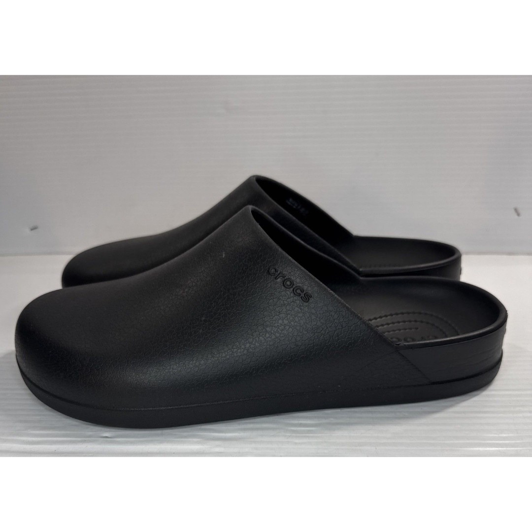Crocs Men’s Dylan Platform Clog Rubber Round Toe Slip On Comfort Shoes Black 14