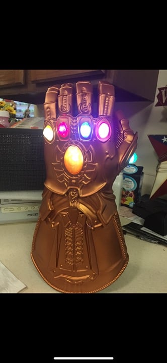 Gauntlet Glove With Lights and Fits Lg.Hand