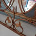 Metal frame mirror