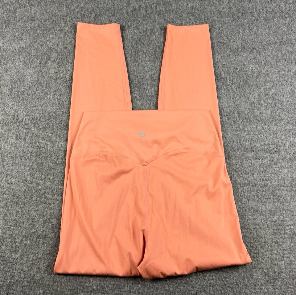 Lululemon Align High Rise Sunny Coral 25 Tight Womens Sz 4