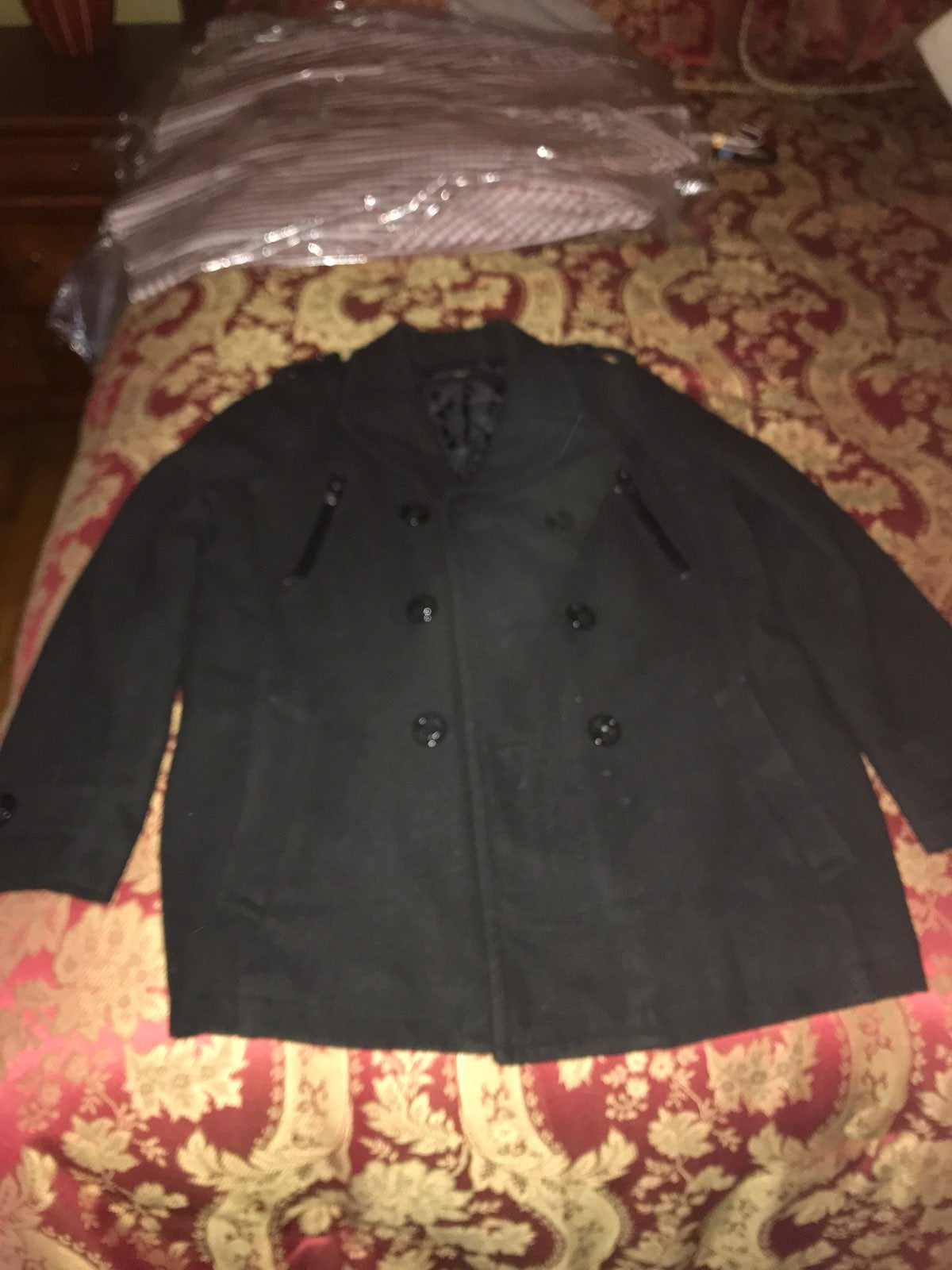 Black Pea coat