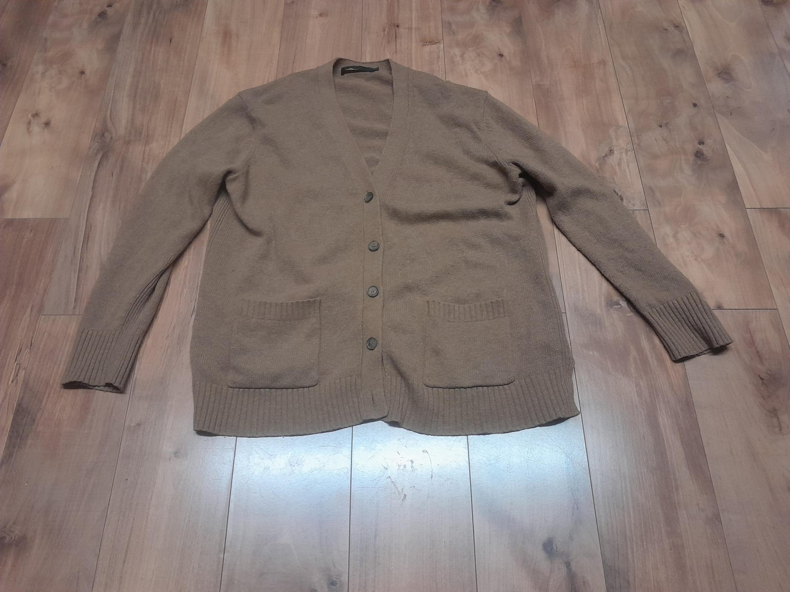 Jenni Kayne Wool Cashmere Cardigan Sweater Women's XL Minimalist