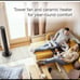 42 Lasko Black 1500W Oscillating All Season Tower Fan&Space Heater with Remote