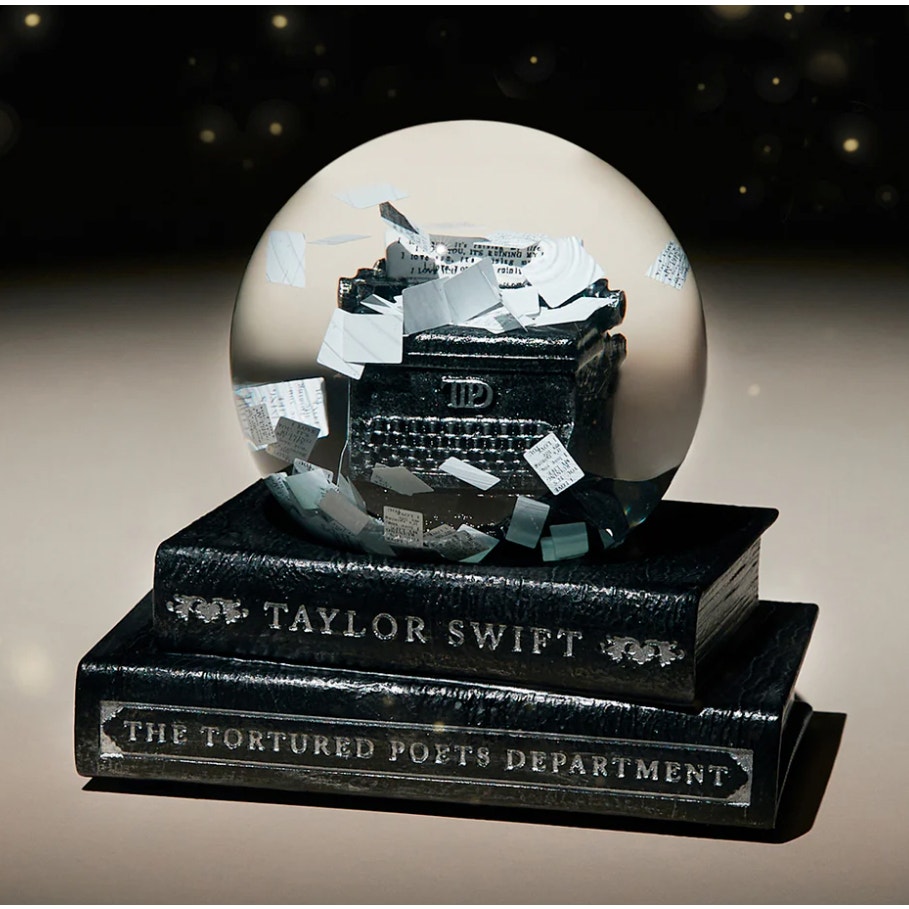 Taylor Swift Snow Globe The Tortured Poets Department TTPD New In Box Ships ASAP