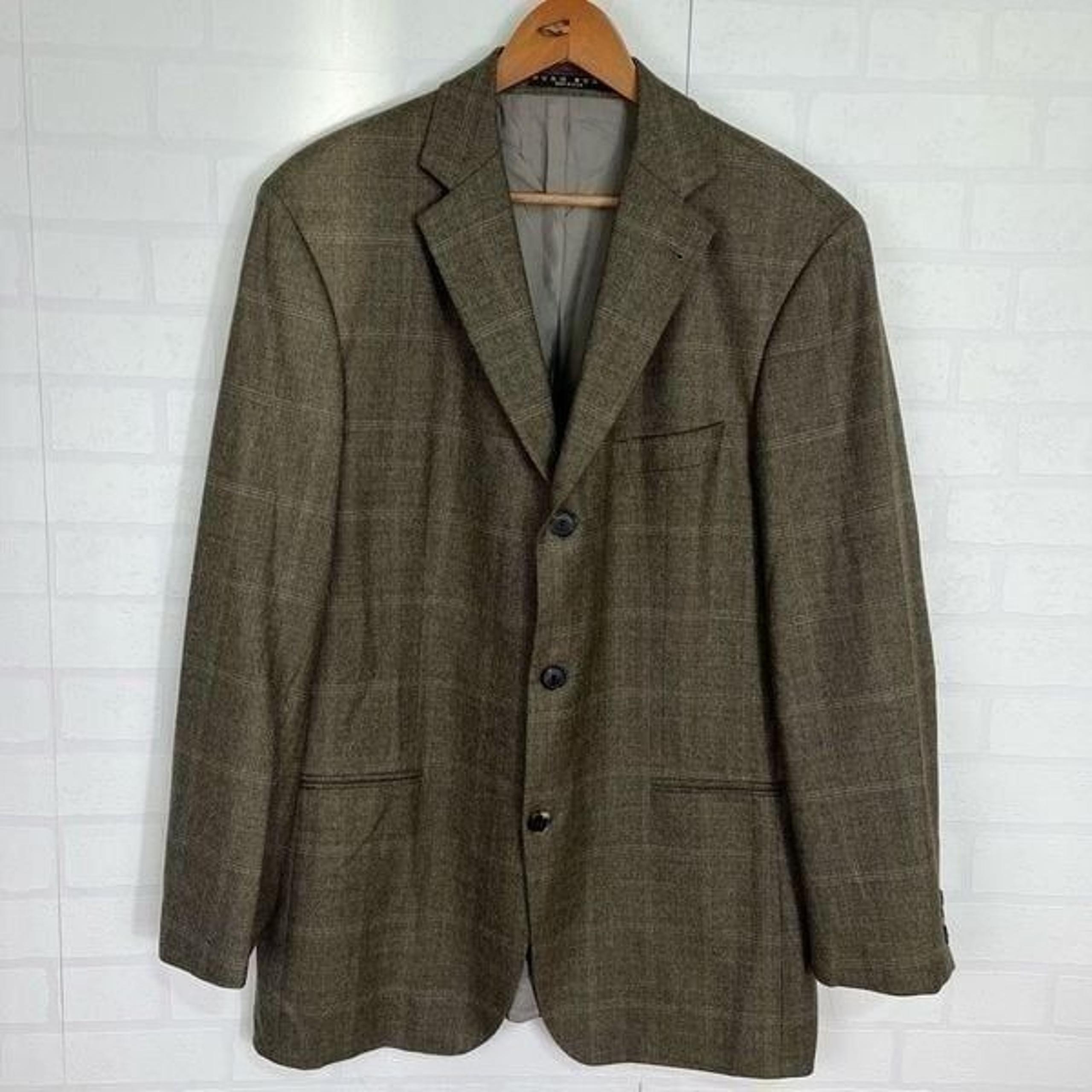 Hugo Boss X Loro Piana Mens blazer size 40 R 100 Virgin Wool Made in USA