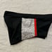 THE LINE UP PRO CHEER DANCE NFL NBA NHL SEQUIN RED BLACK AUDITION OUTFIT SET NWT