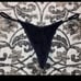 Victoria’s Secret Metal Rhinestone Crystals Thong Panties V-string XS S M New
