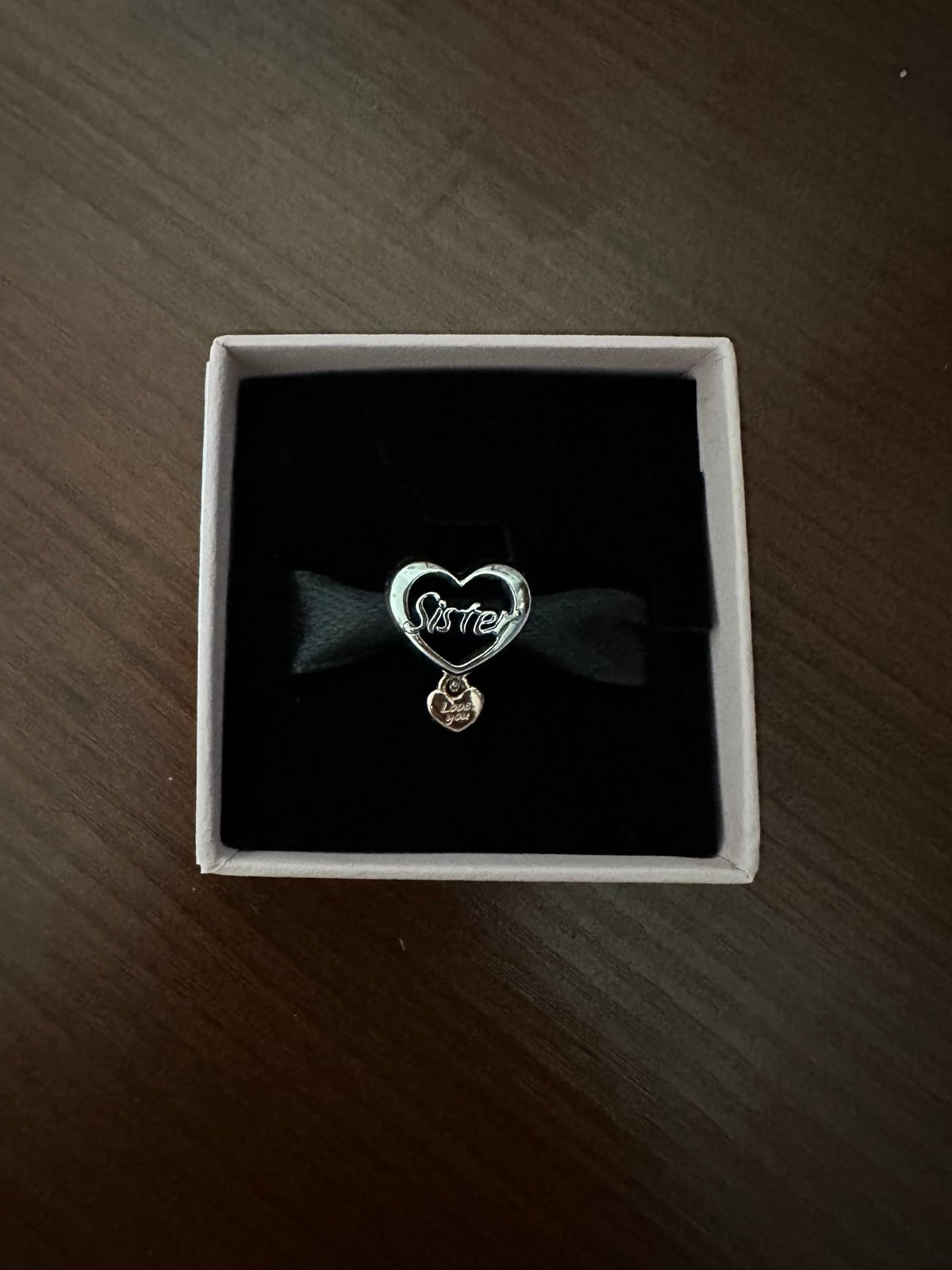 Pandora Love You Sister Heart Charm