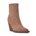 Nine West Gorgeen Bootie Tan Suede Leather NWOB size 6.5