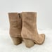 Nine West Gorgeen Bootie Tan Suede Leather NWOB size 6.5