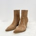 Nine West Gorgeen Bootie Tan Suede Leather NWOB size 6.5