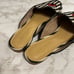 Talbots Ryan Stripped LadyBug Mules Size 8M Fabric Upper Genuine Leather Lining
