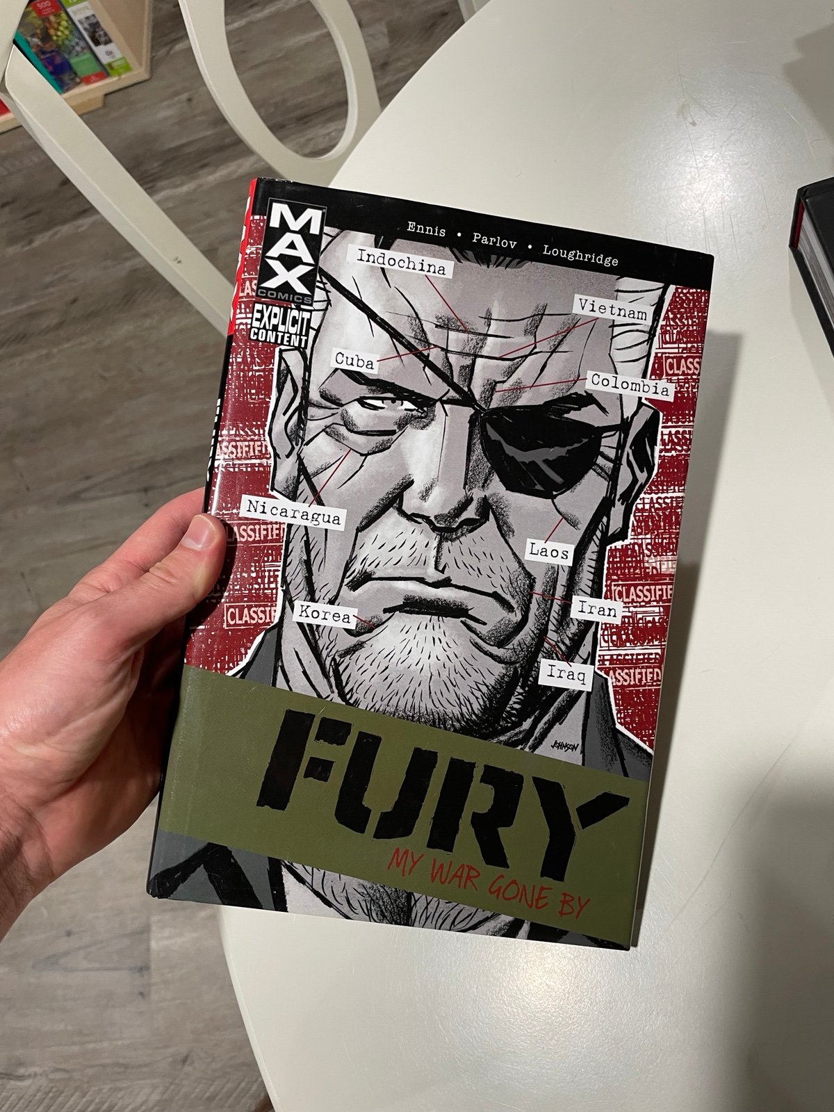 MAX Fury My War Gone - Hardcover Book RARE