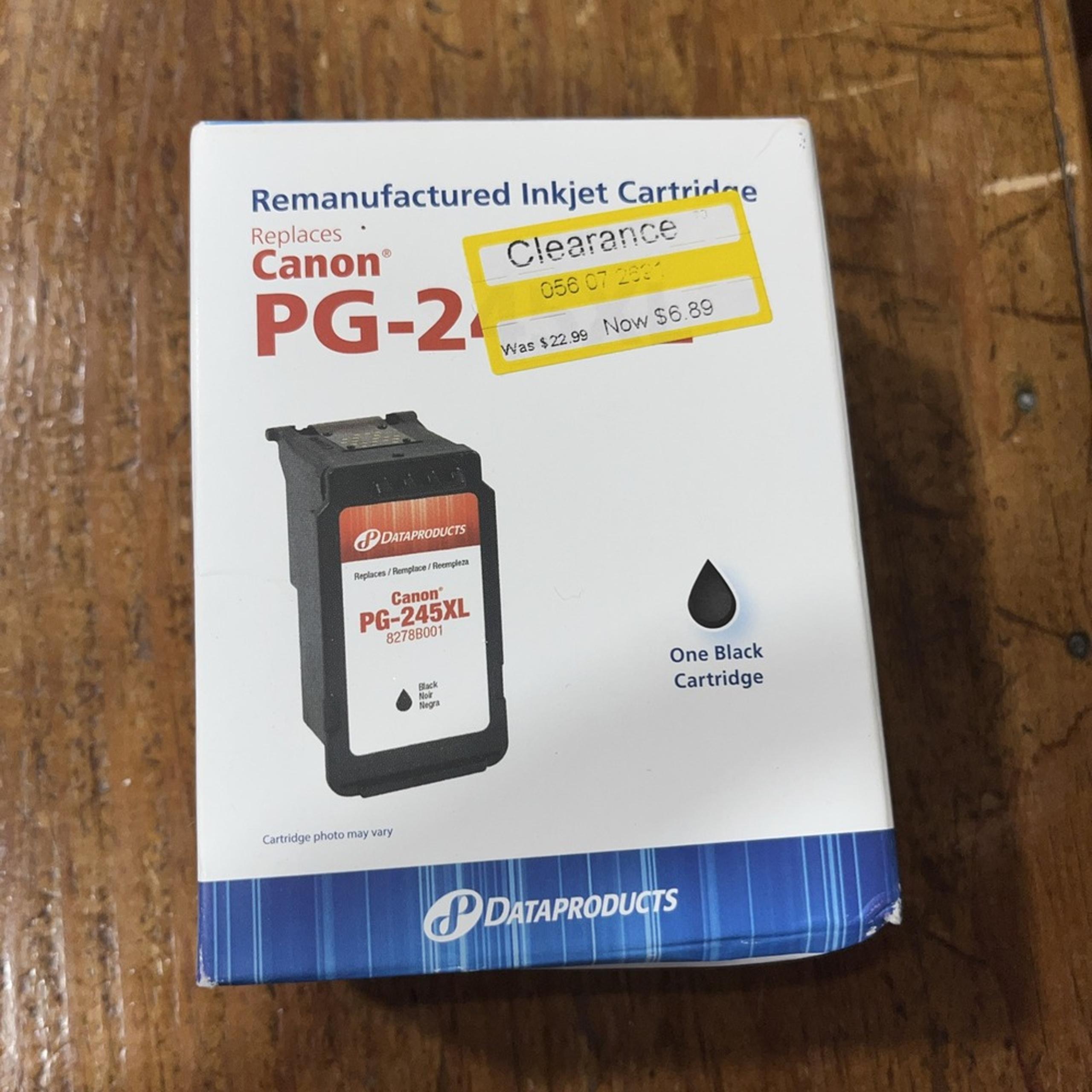 Ink Cartridge-Dataproducts Canon Compatible PG-245XL Black Standard