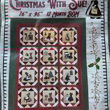 Christmas with Sue Quilt - COMPLETE BOM KIT - including finishing kit