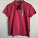 Polo Ralph Lauren Classic Mesh Trendy Polo Shirt Hot Pink Women’s Size Medium