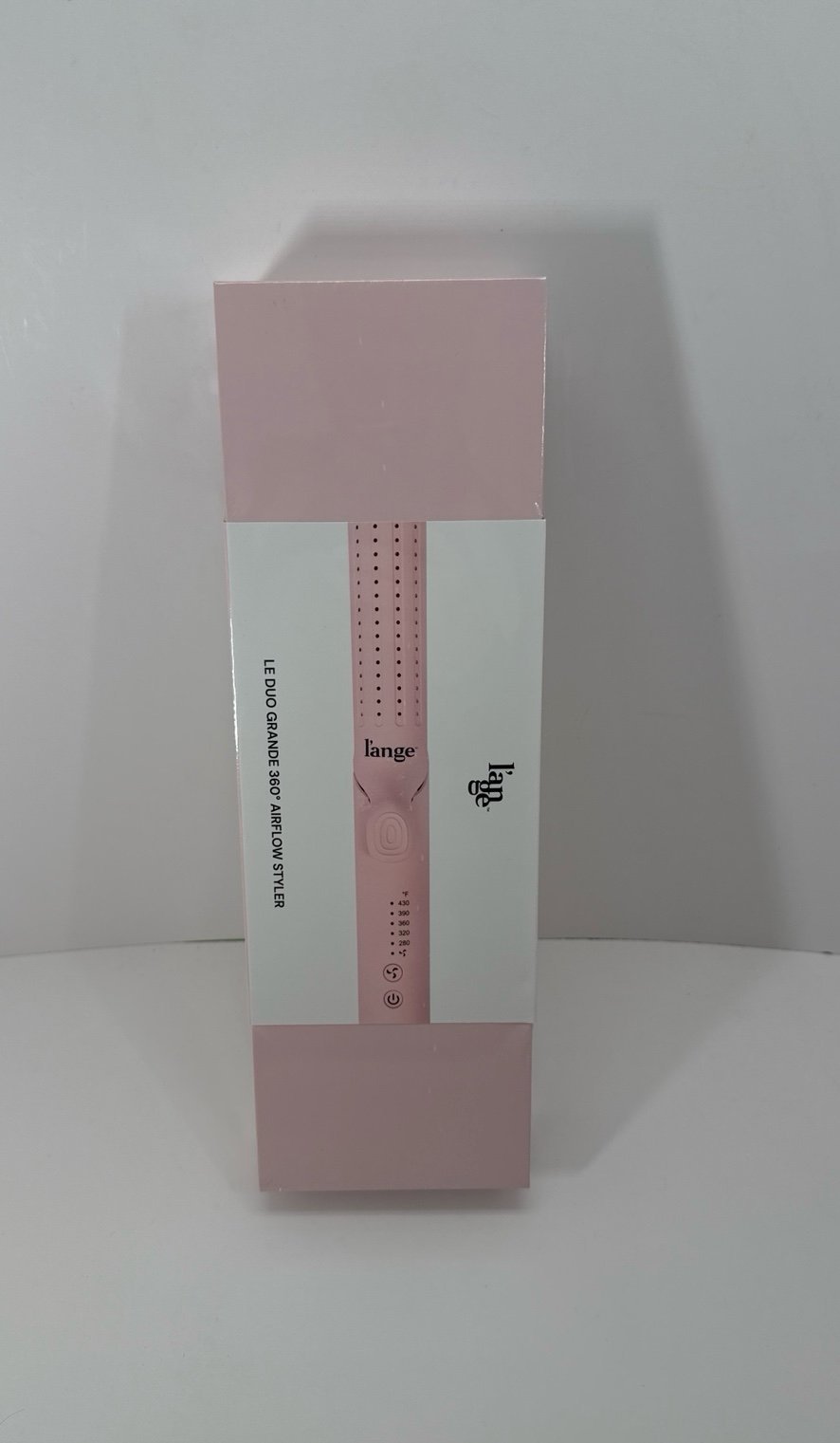 L'ange Le Duo GRANDE 360° Airflow Styler - Blush Pink - New