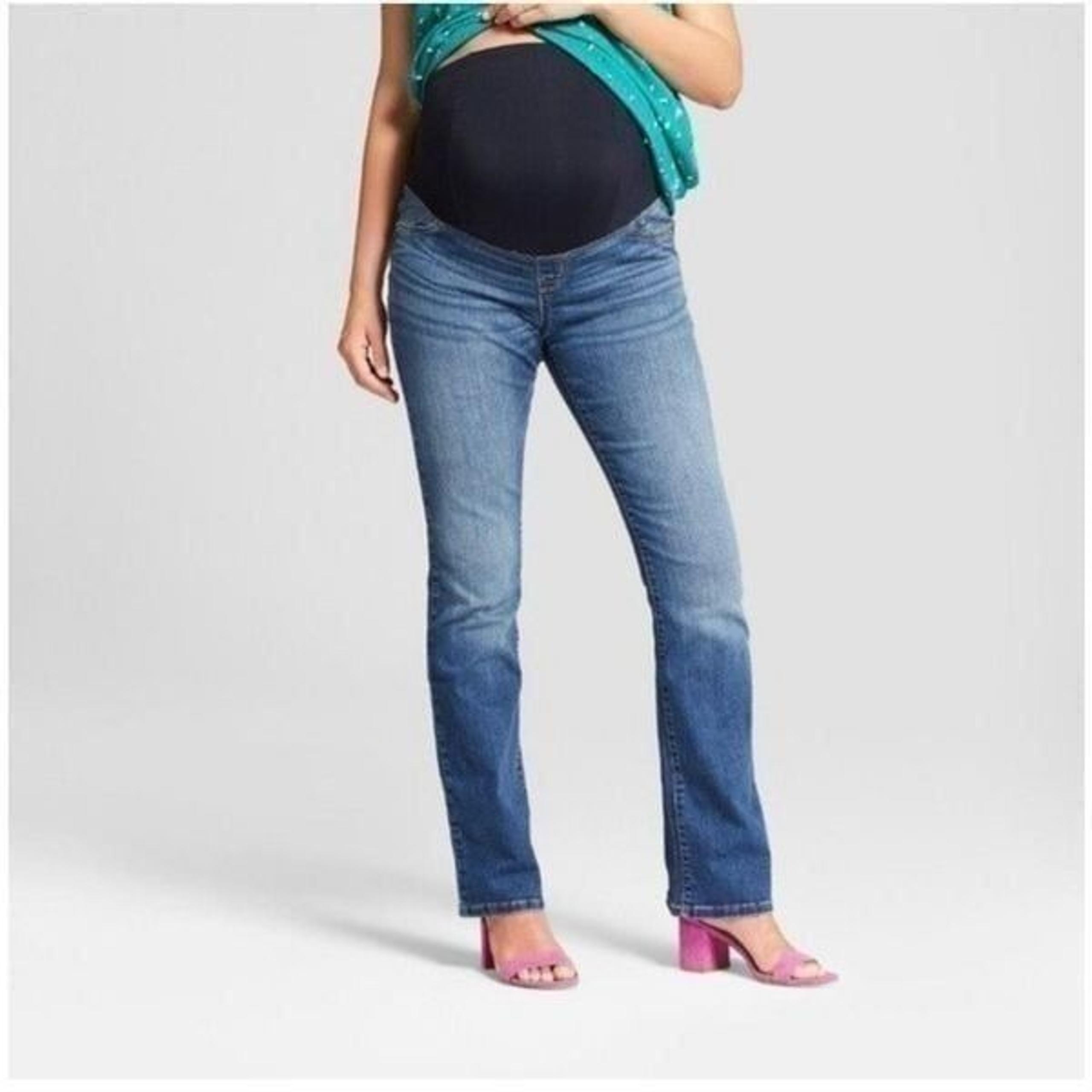 Ingrid and Isabel Skinny Bootcut Jeans With Bellyband Size 2 or 26 Reg