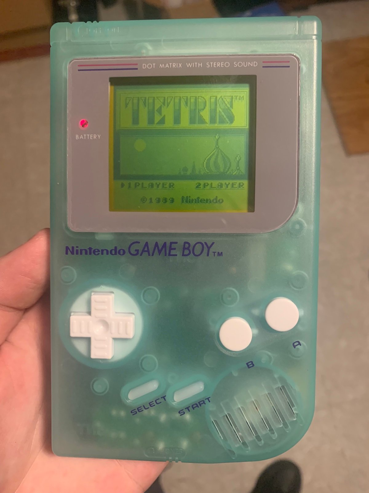 Custom Glowing Gameboy DMG 01 great condition!