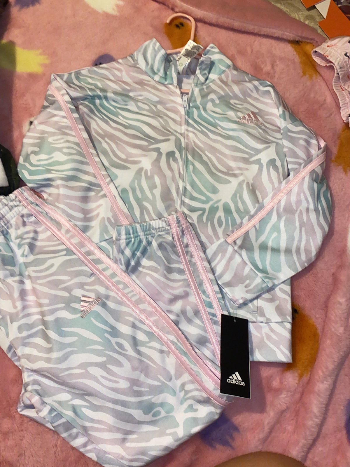 Doorbuster - Adidas track jacket for toddler 6X tall - Liquidation Luau:£21[hoKids_4509581ua]