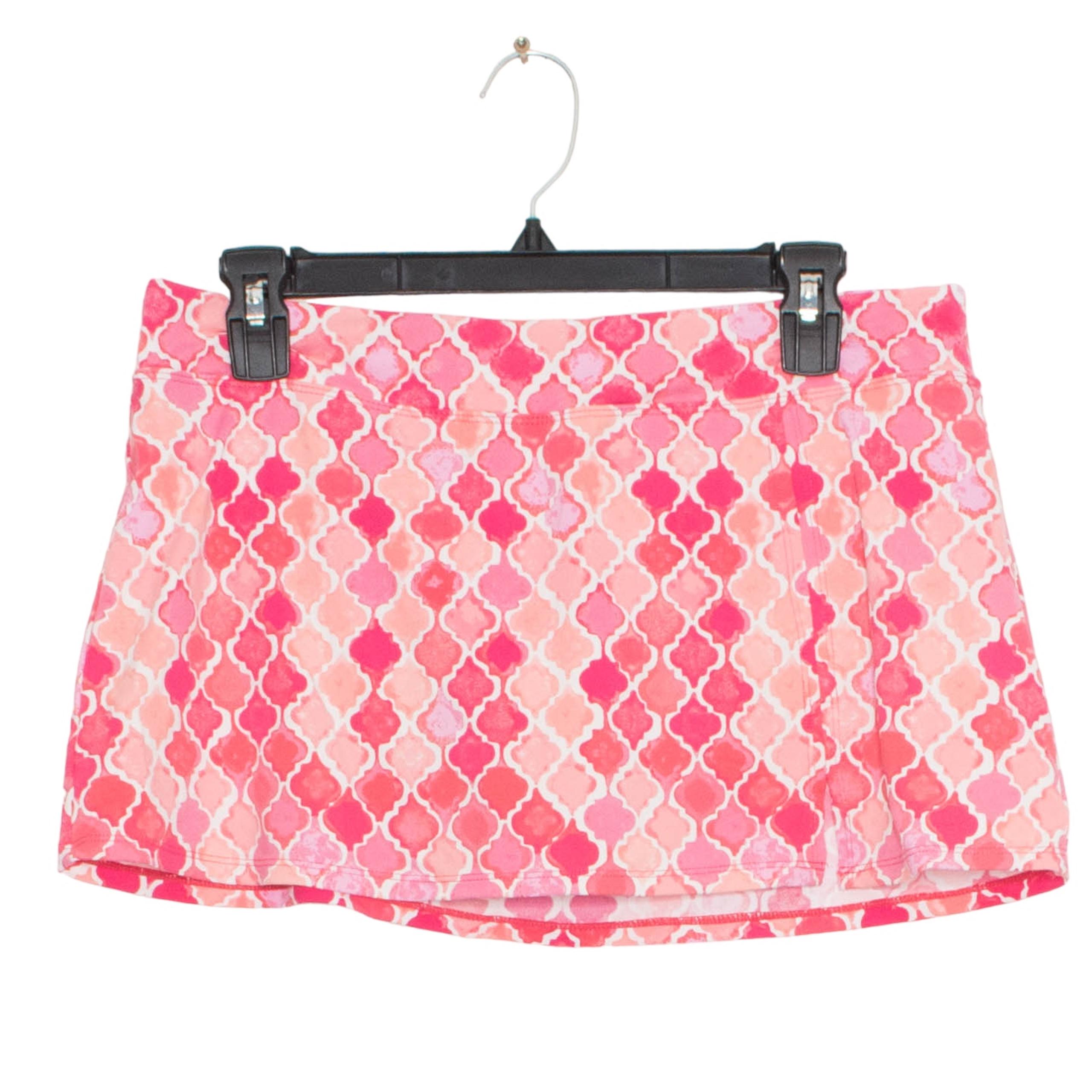 Garnet Hill Womens Swimsuit Bikini Bottom Skirt Only Pink Size 8 FK