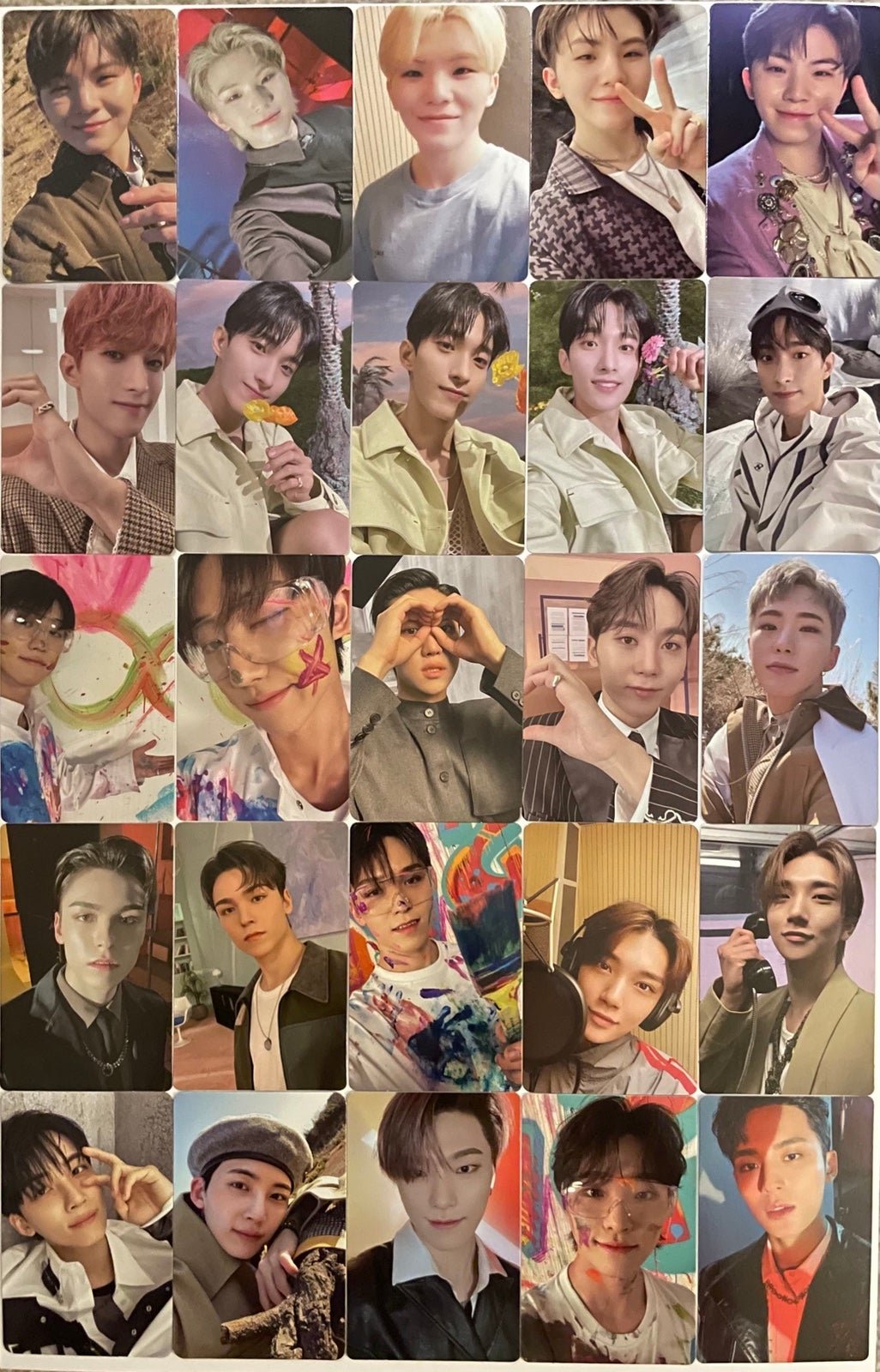 seventeen photocard lot