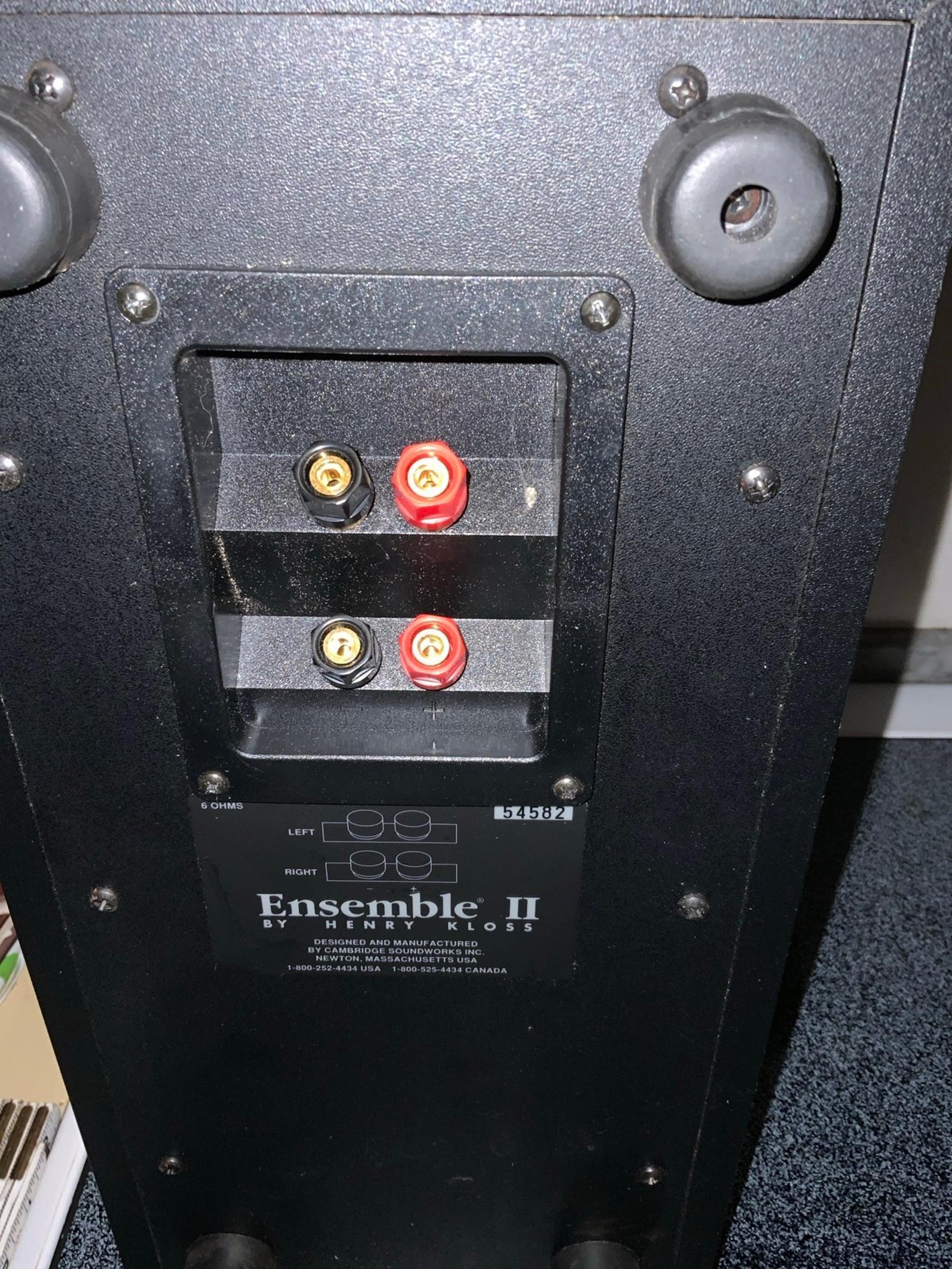Henry Kloss Ensemble II ,Cambridge  Soundworks Vintage Speaker