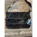 Garnet Hill Black Shiny Leather Hobo Shoulder Handbag
