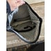 Garnet Hill Black Shiny Leather Hobo Shoulder Handbag