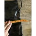 Garnet Hill Black Shiny Leather Hobo Shoulder Handbag