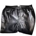 NWT Good American Faux Leather Good Icon Pants in Black Women Plus Size 24