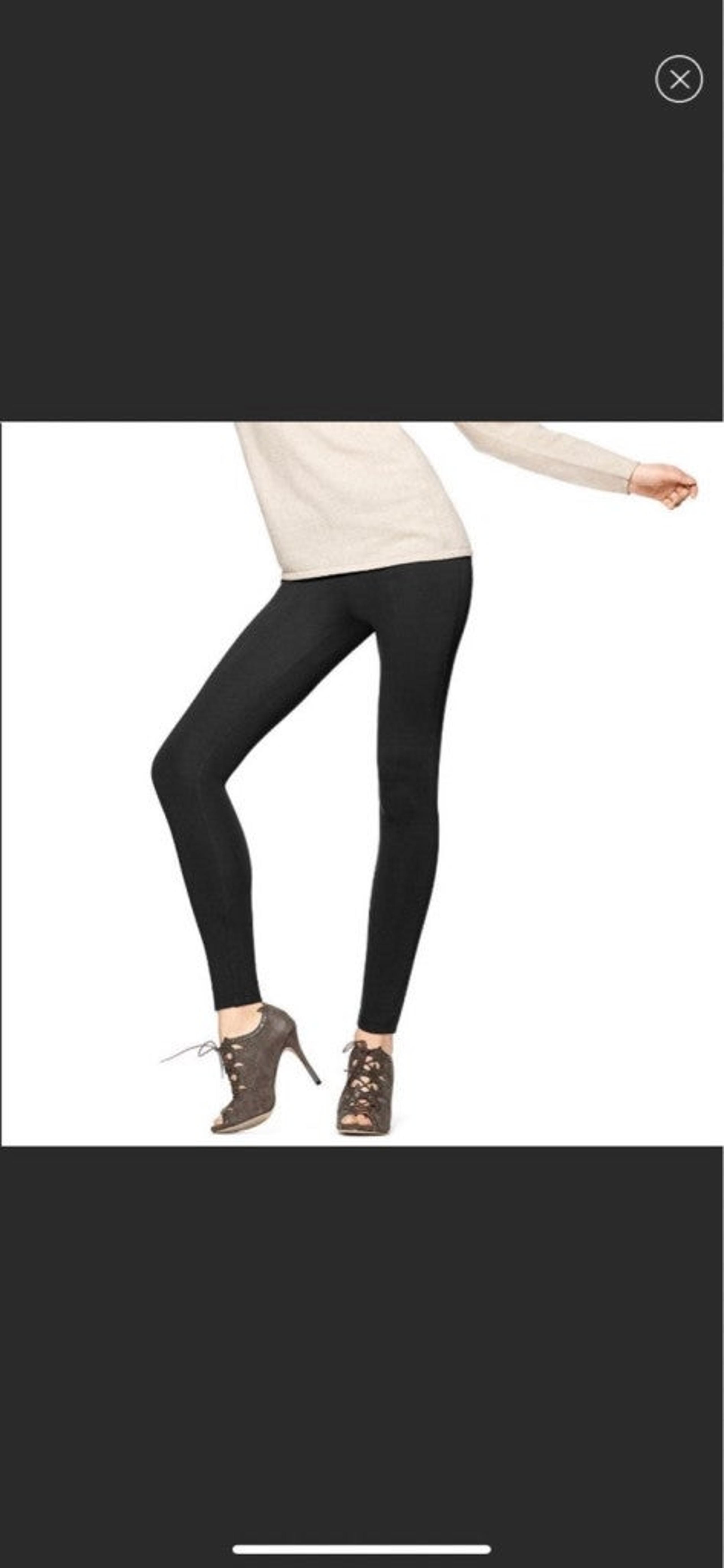 HUE High-Waist Blackout Ponté-Knit Leggings