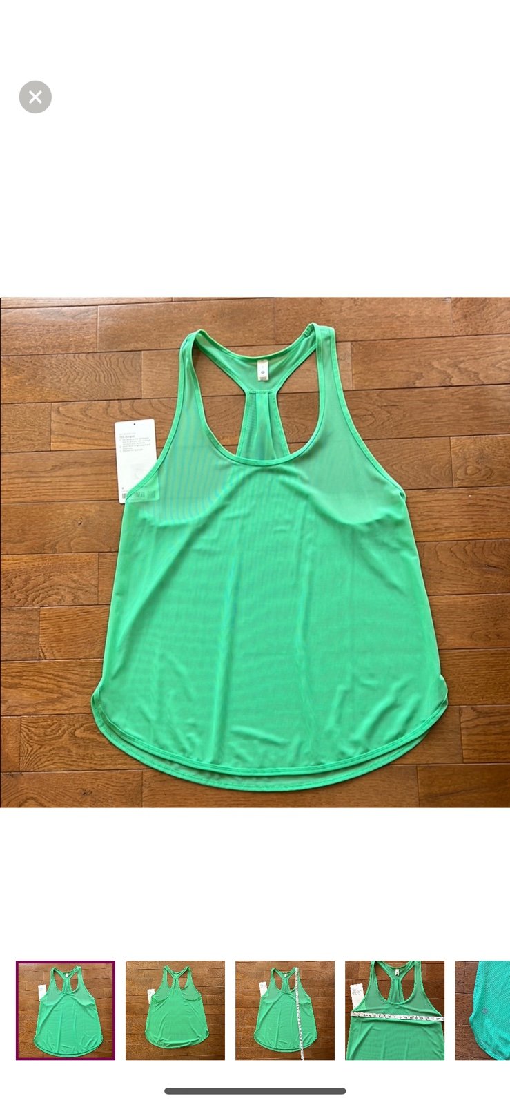 LULULEMON 105 MESH SINGLET TANK TOP-8