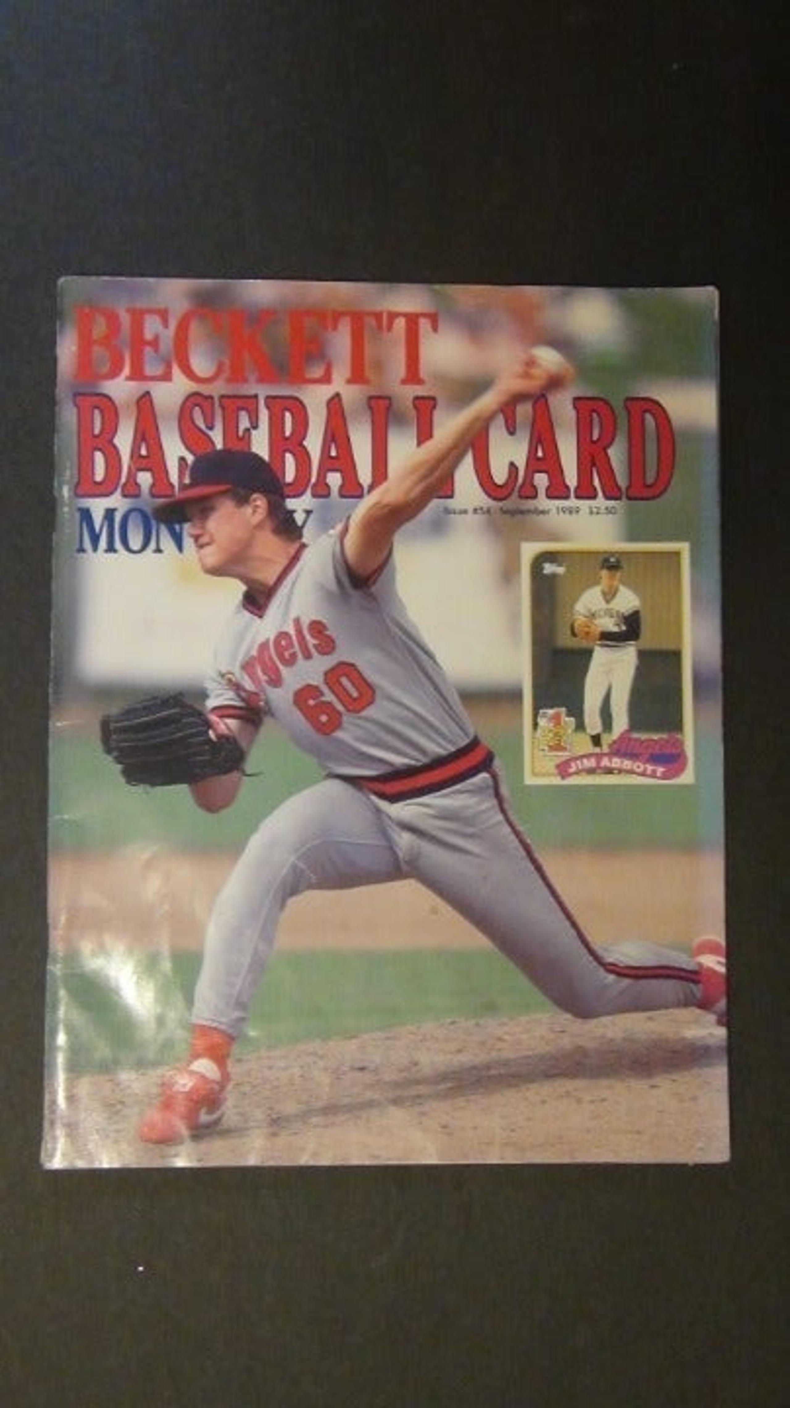 Beckett Baseball Card Monthly Sept. 1989