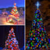 Multicolor Solar Christmas Lights 2Pack Total 180FT 500LED