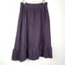 JohnPaulRichard Midi Skirt Purple Shiny